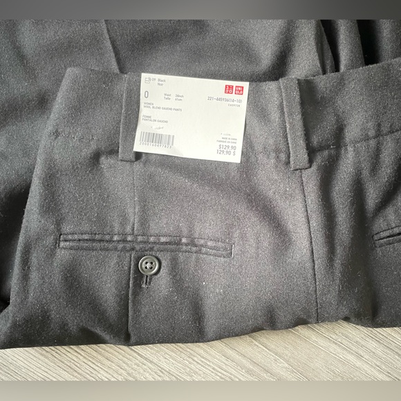 Uniqlo +j Wool blend Gaucho Pant - Picture 6 of 7